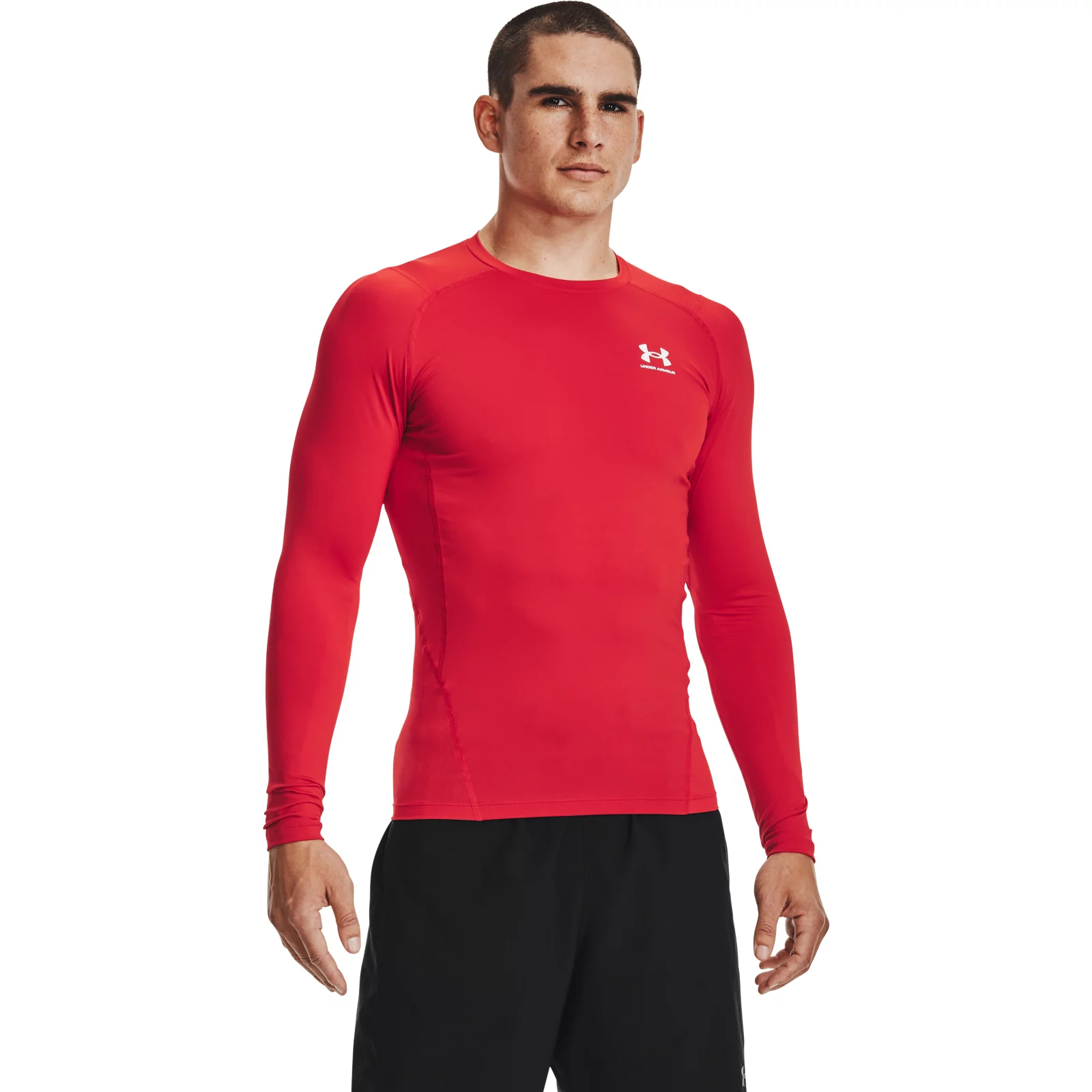 

Лонгслив мужской Under Armour HG Comp LS Tee красный 2XL, HG Comp LS Tee