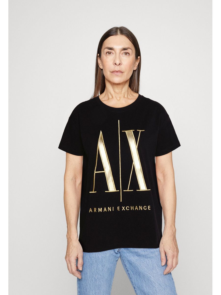 

Футболка женская Armani Exchange ARC21D05N черная XS, Черный, ARC21D05N