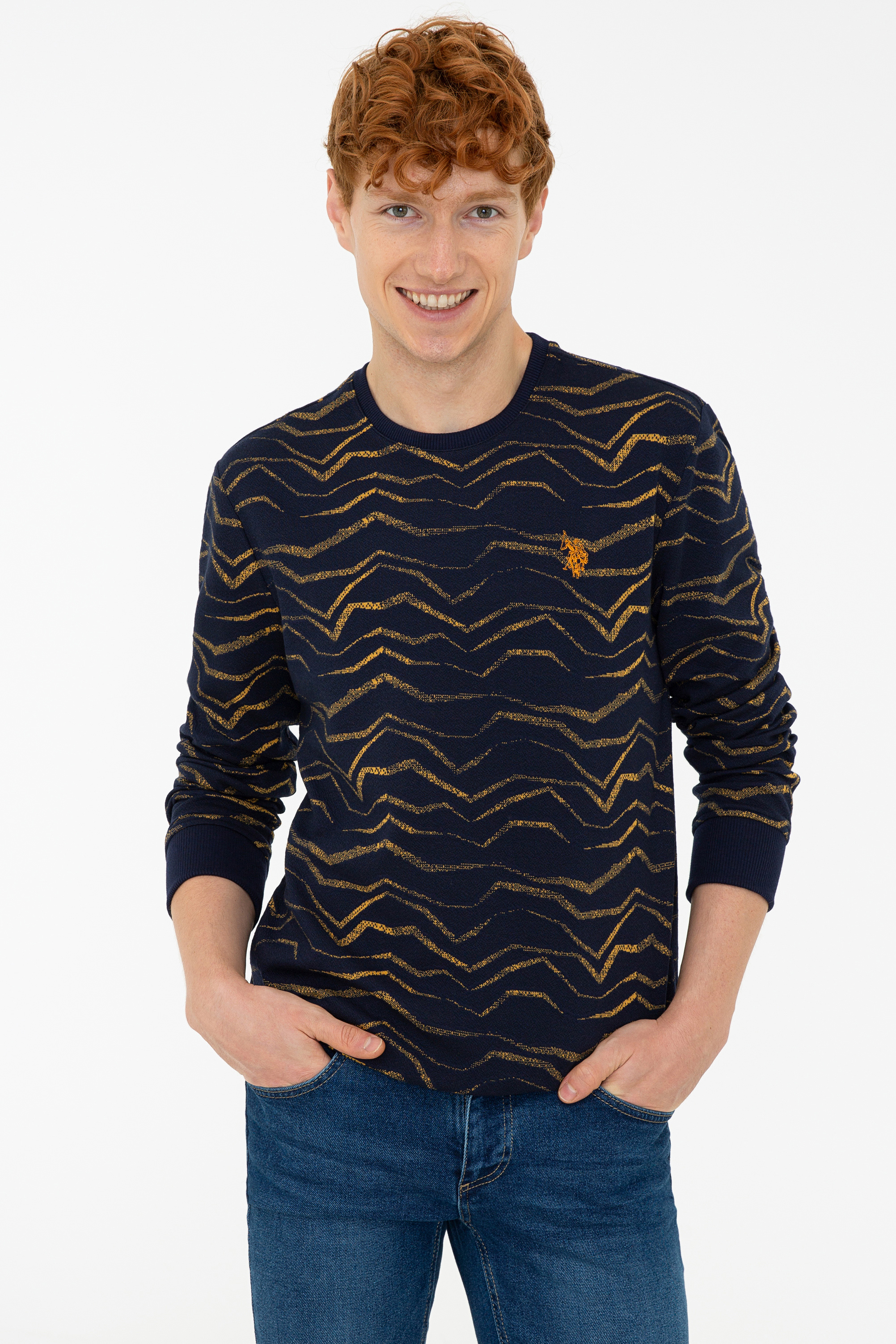

Свитшот мужской U.S. POLO Assn. G081SZ0820JOYER синий XL, G081SZ0820JOYER