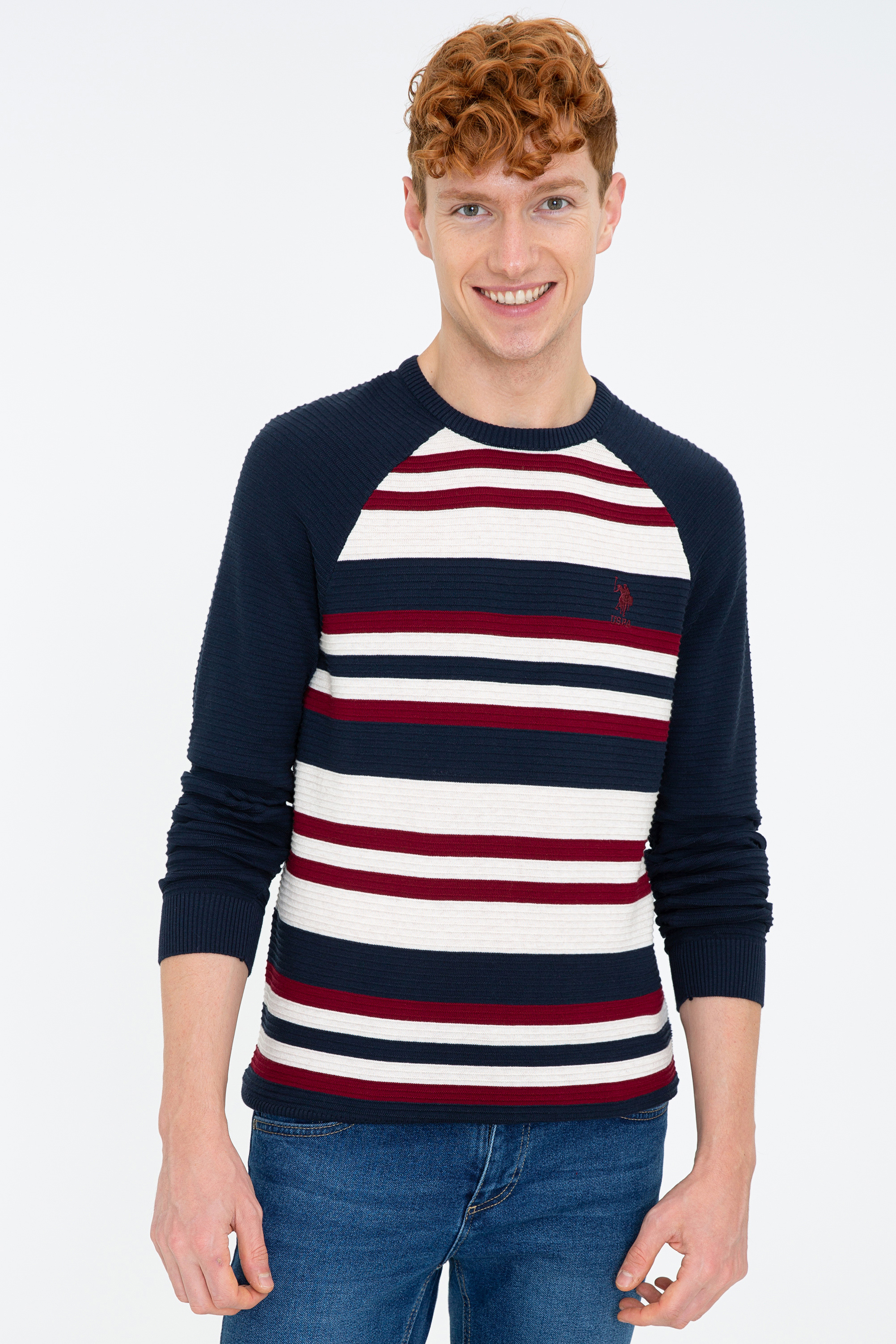 

Джемпер мужской U.S. POLO Assn. G081GL0TK0STREET синий M, G081GL0TK0STREET