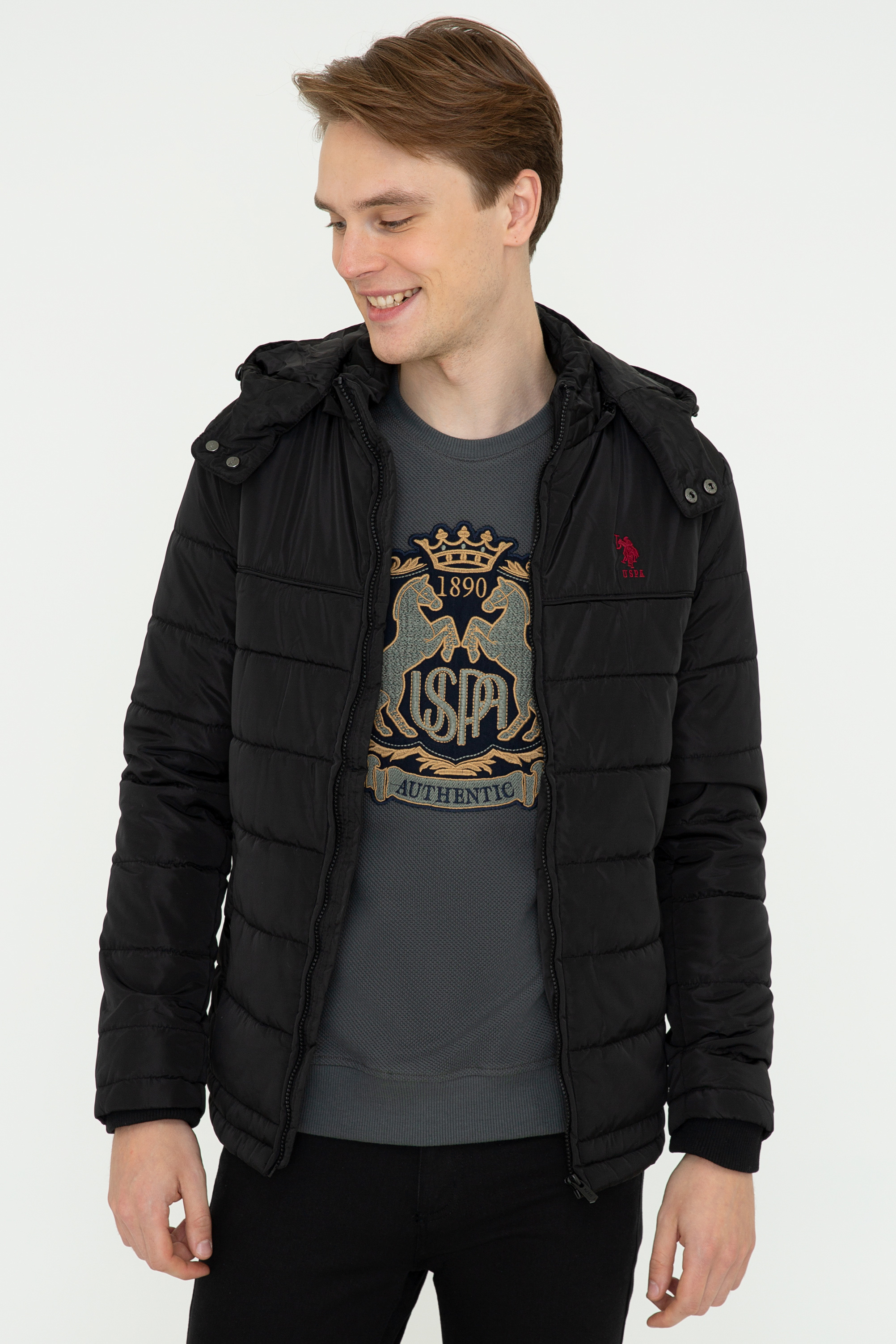 фото Куртка мужская u.s. polo assn. g081sz0ms0tucker21k черная 54 ru