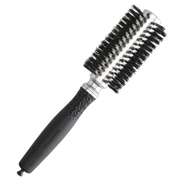 Брашинг Для Укладки Волос Нат Щетина Essential Blowout Soft Boar Bristles Silver 25 Мм lei щетка для обуви натуральная щетина кабан без ручки с покрытием