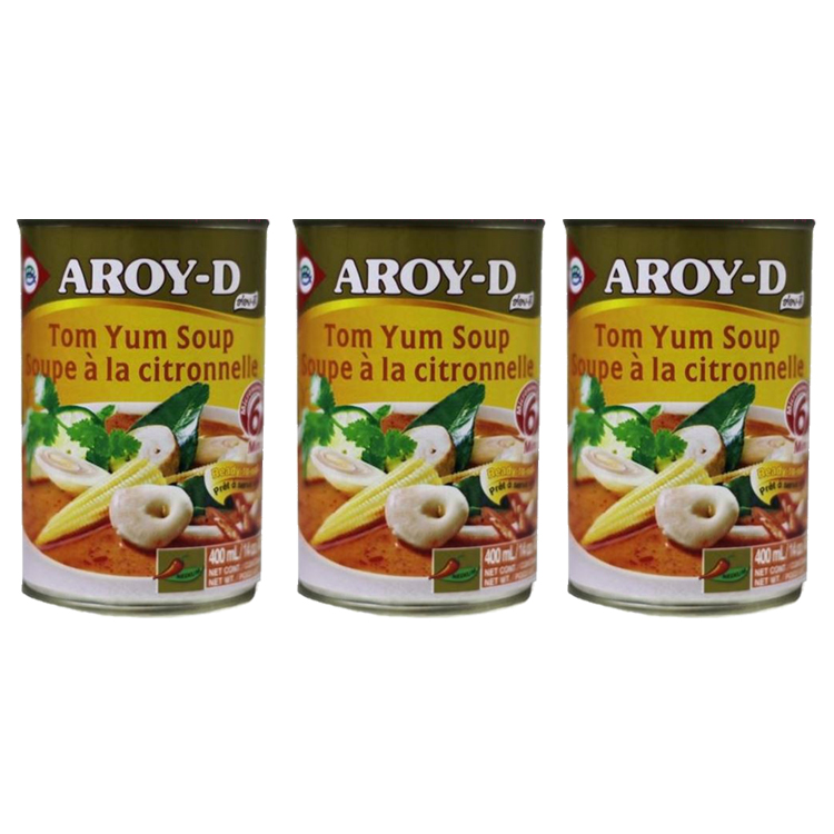 

Суп Том Ям Aroy-D (3 шт. по 400мл)