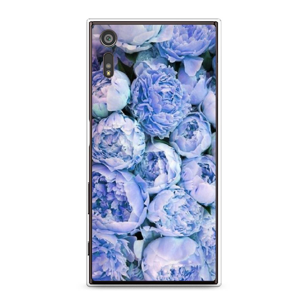 

Чехол Awog на Sony Xperia XZ "Пионы голубые", Разноцветный, 51450-8