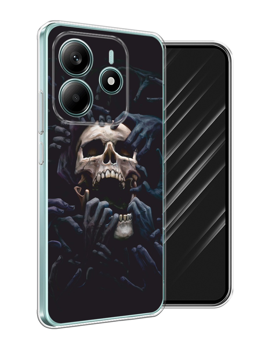 

Чехол Awog на Xiaomi Redmi Note 14 4G "Череп 29", Черный;серый, 324150-1