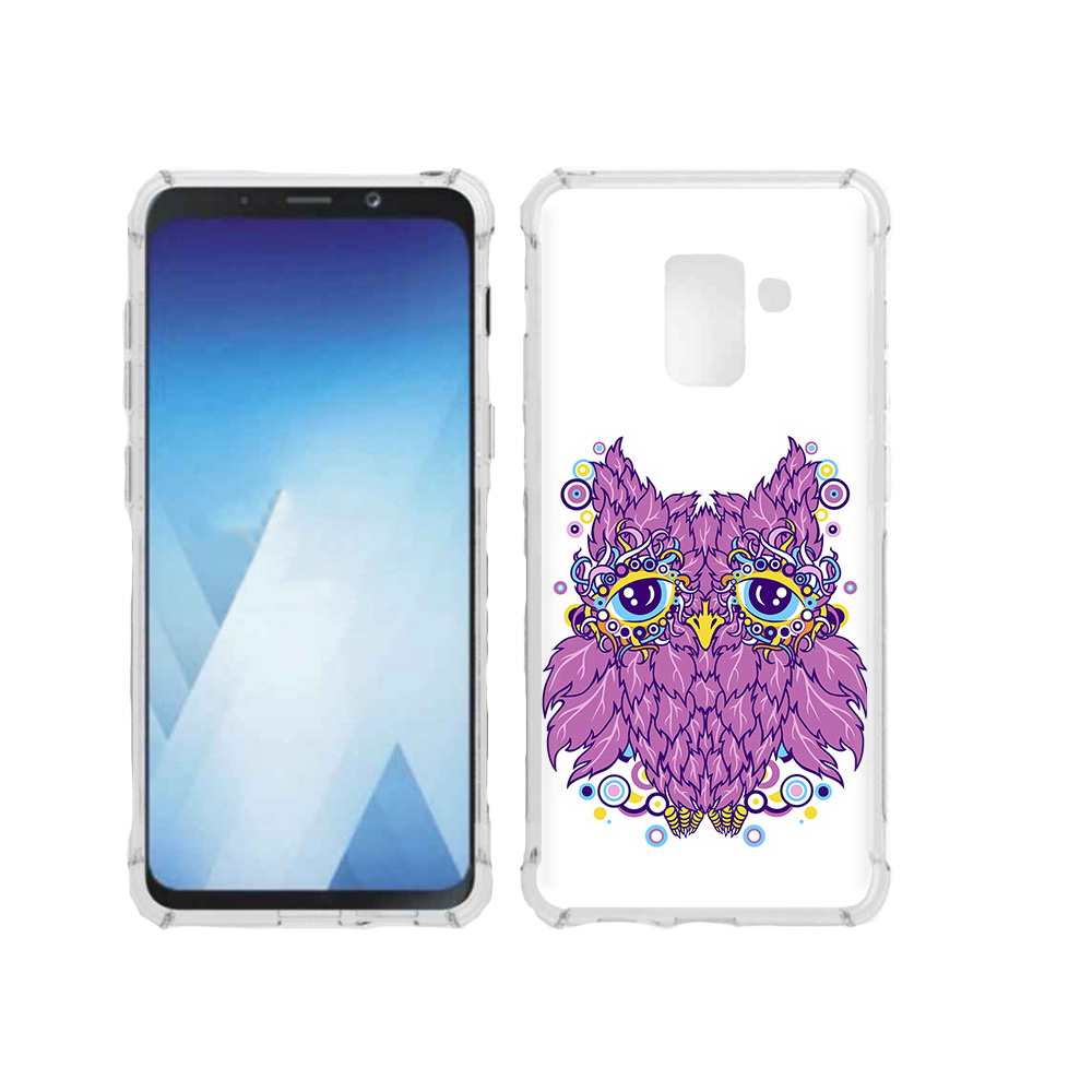 

Чехол MyPads Tocco для Samsung Galaxy A5 (2018) Розовая сова (PT95317.573.147), Прозрачный, Tocco