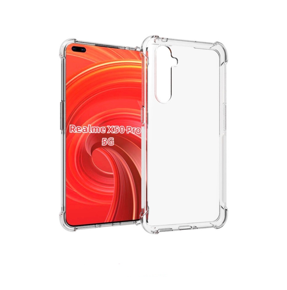 

Чехол задняя-панель-накладка-бампер MyPads Tocco для Realme X50 Pro, Прозрачный