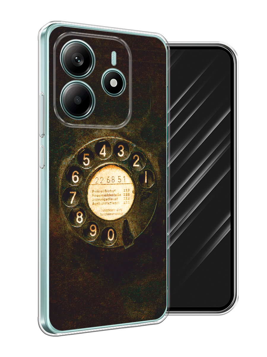

Чехол Awog на Xiaomi Redmi Note 14 4G "Старинный телефон", Коричневый;бежевый;черный, 324150-1