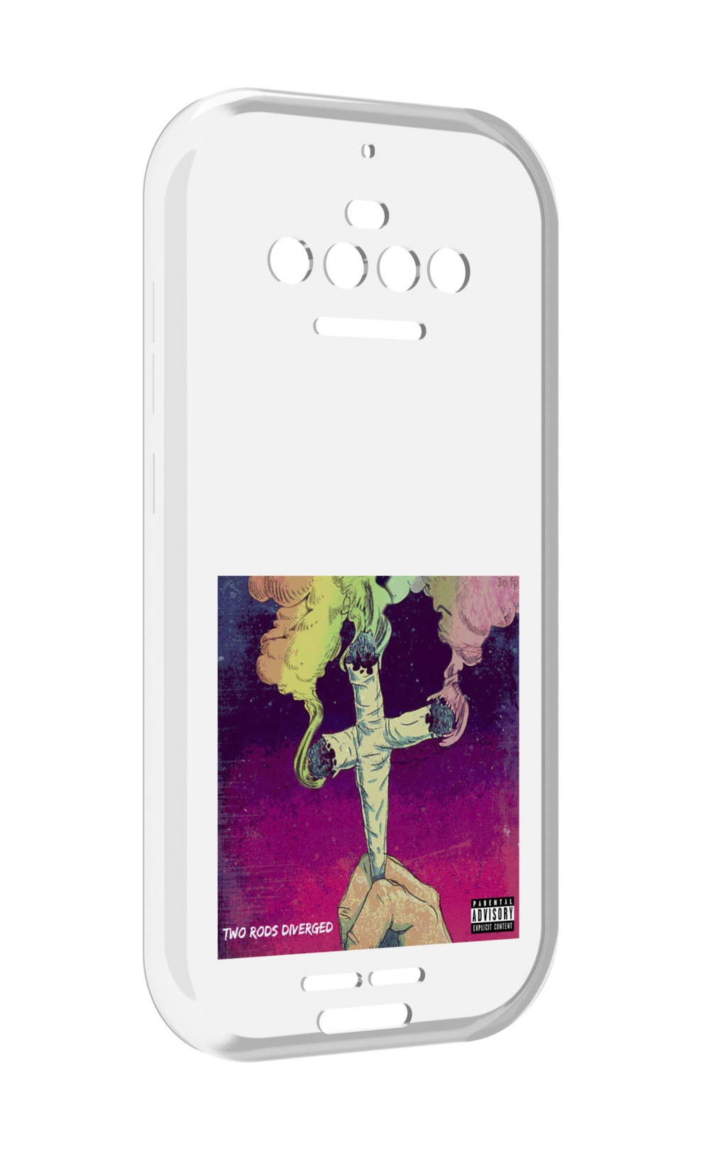 

Чехол MyPads сигаретный крест для Oukitel F150 R2022, Прозрачный, Tocco