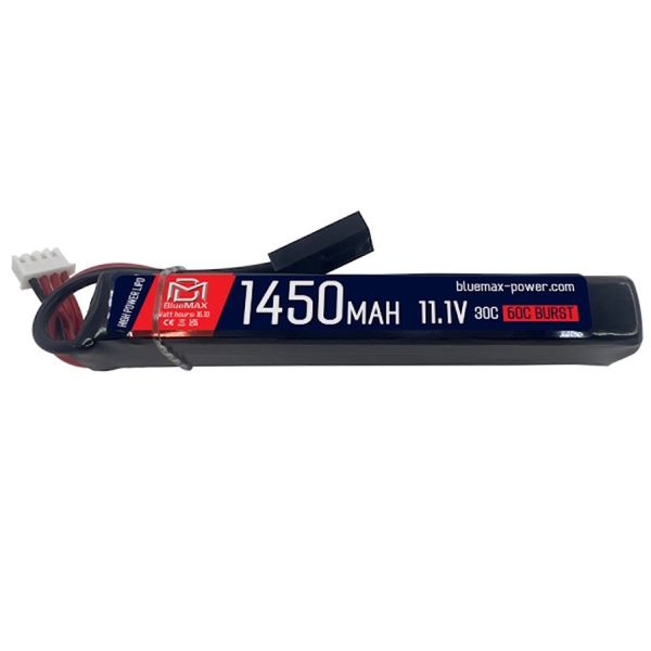 Аккумулятор BlueMAX Li-Po 11.1V 1450mah 30C Stick, 115x22x16 мм