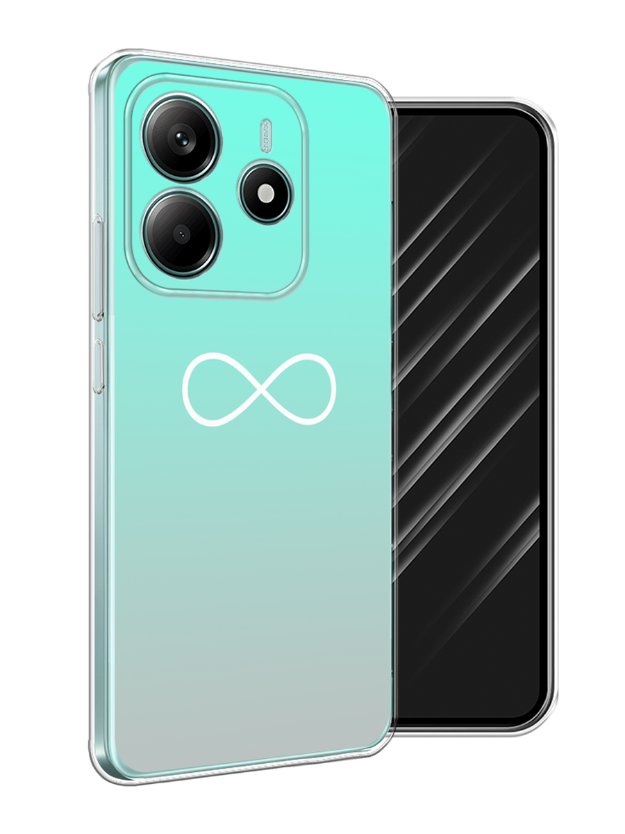 

Чехол Awog на Xiaomi Redmi Note 14 4G "Бесконечность от Тиффани", Бирюзовый, 324150-1