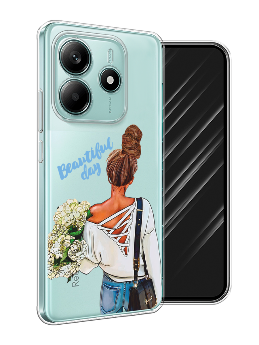 

Чехол Awog на Xiaomi Redmi Note 14 4G "Beautiful day vector", Коричневый;белый;зеленый, 324150-1