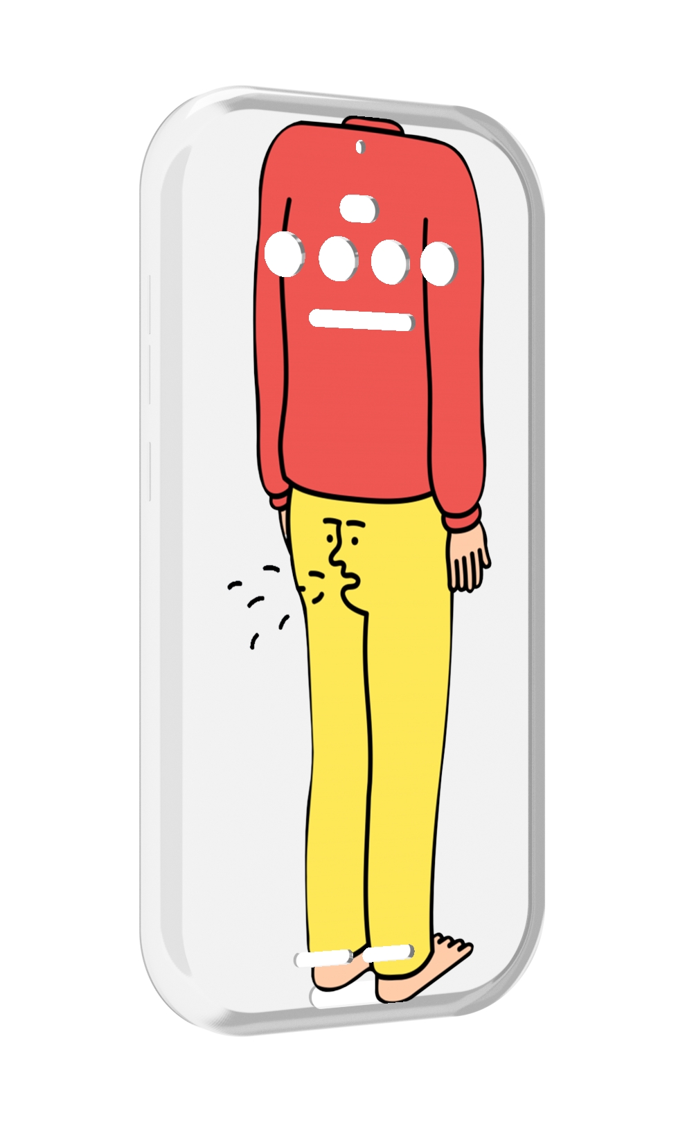 

Чехол MyPads смешной-мужчина для Oukitel F150 R2022, Прозрачный, Tocco