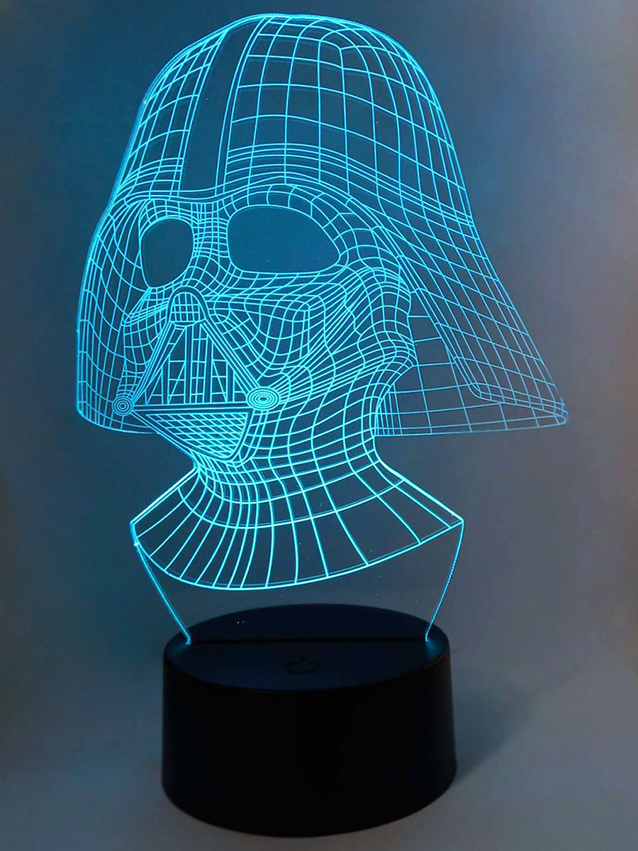 3D-ночник StarFriend Звездные войны Дарт Вейдер Star Wars Darth Vader 21 см перчатки для фитнеса star fit wg 103 фиолетовый