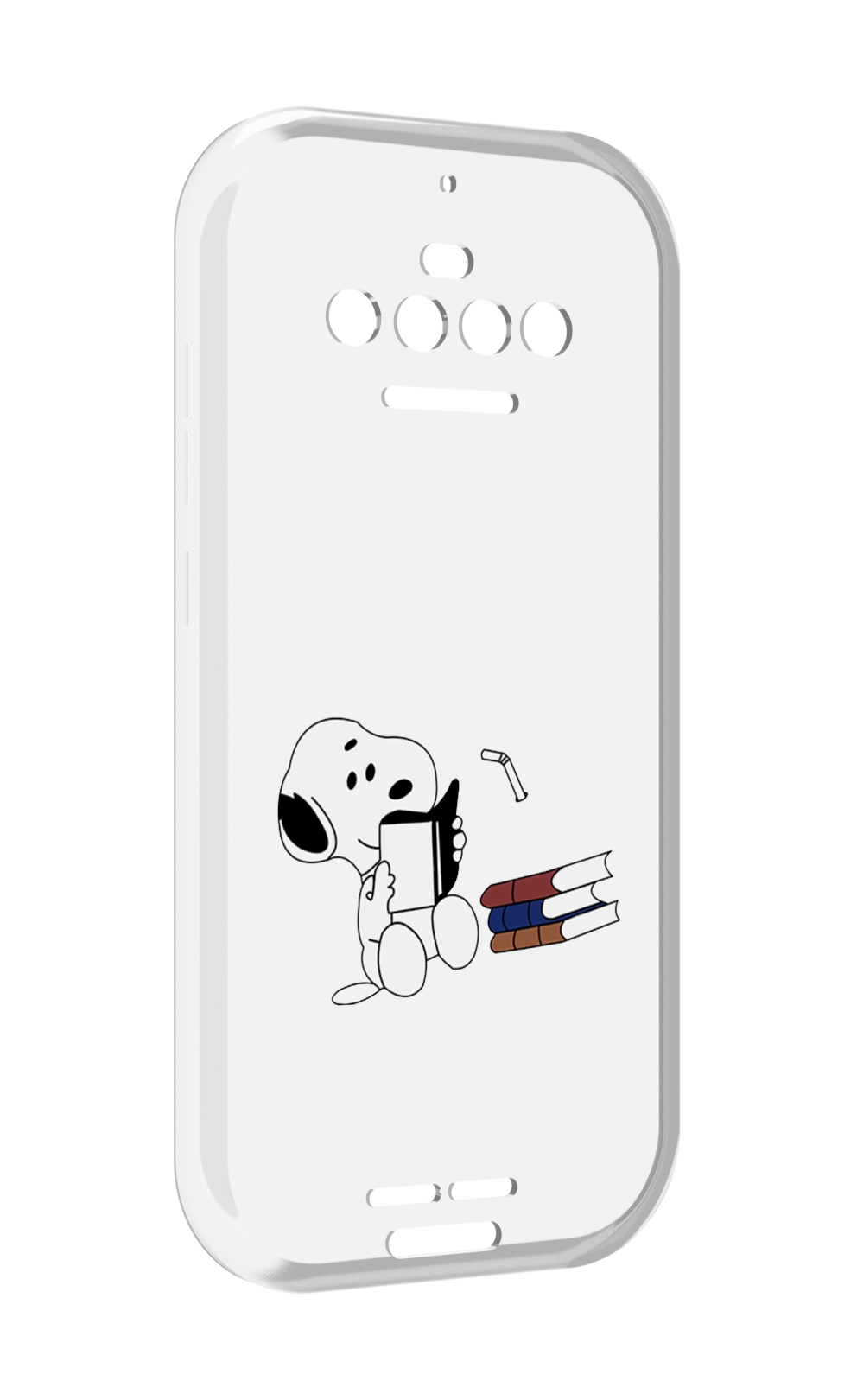 

Чехол MyPads собака-с-книжками для Oukitel F150 R2022, Прозрачный, Tocco