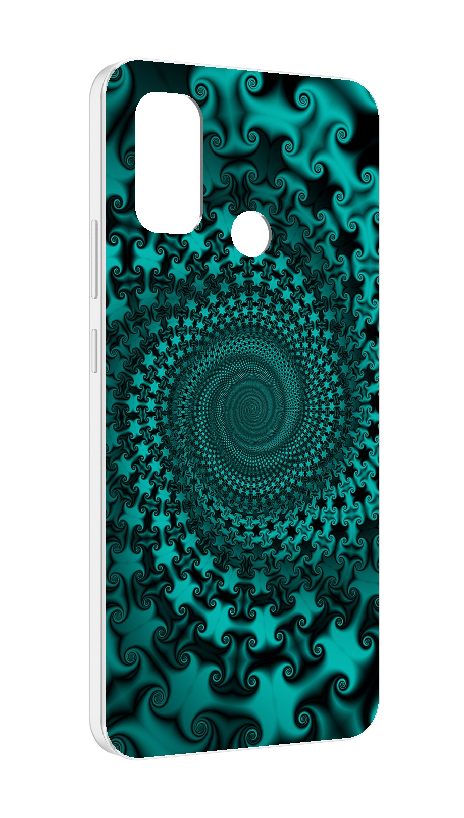 

Чехол MyPads зеленый-гипноз для UleFone Note 10P/Note 10, Прозрачный, Tocco