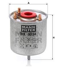 

Фильтр топливный MANN-FILTER WK9034Z, WK9034Z