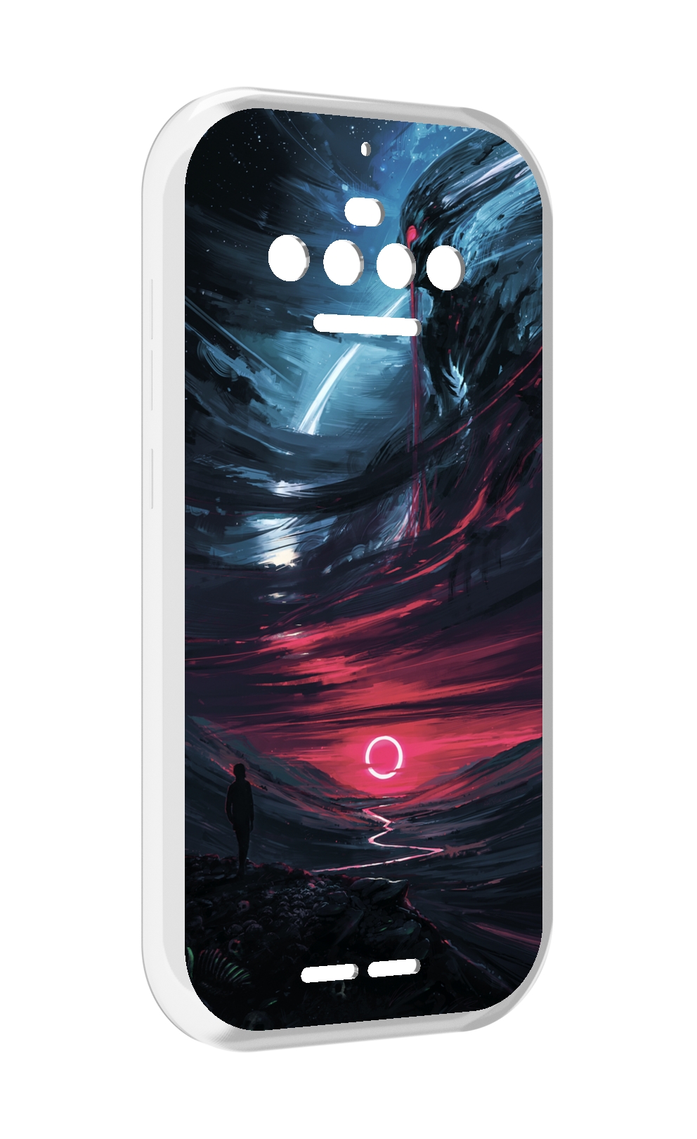 

Чехол MyPads страшный мир для Oukitel F150 R2022, Прозрачный, Tocco