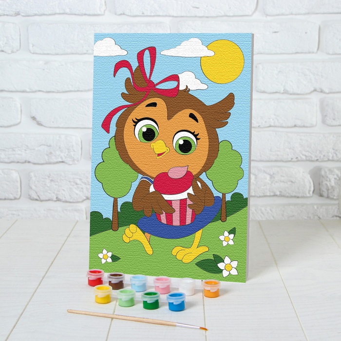 

Школа талантов "Сова с кексом", 20х30 см