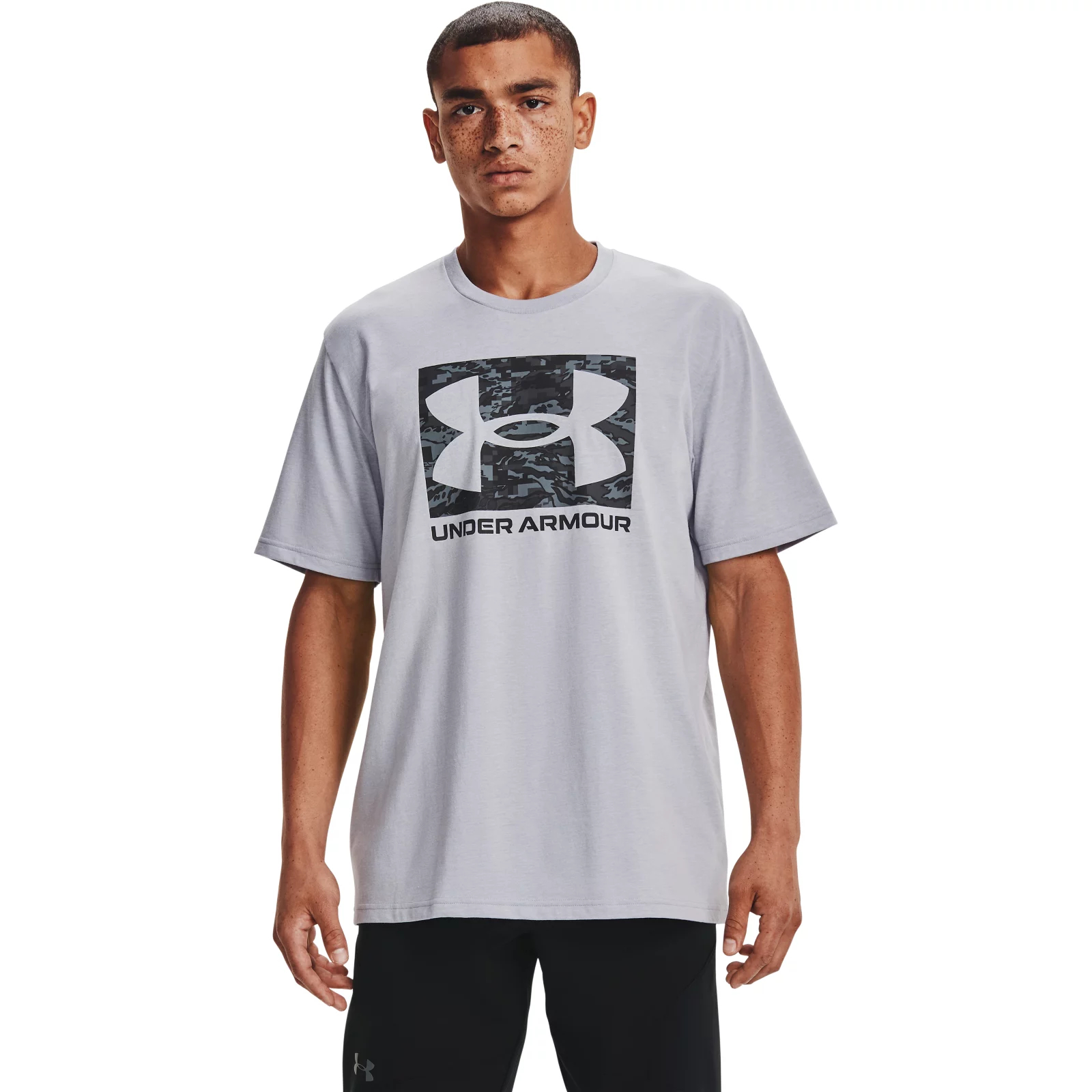 

Футболка мужская Under Armour Abc Camo Boxed Logo SS Tee серая XL, Серый, Abc Camo Boxed Logo SS Tee