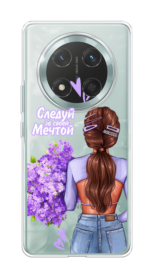 

Чехол на Honor X9C/X60 Pro "Следуй за своей мечтой", Фиолетовый;коричневый, 6125350-1