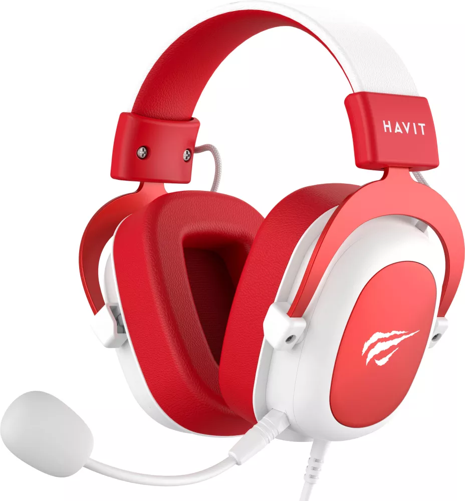

Игровые наушники Havit H2002d белый, красный, H2002d