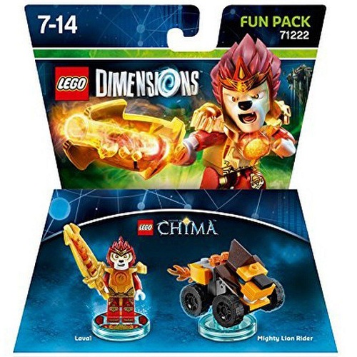 Конструктор LEGO Dimensions Fun Pack Lego Legend of Chima Laval, Mighty Lion Rider, 57 дет