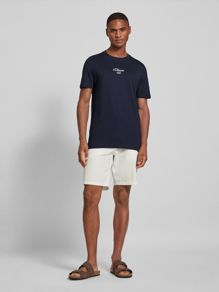 

Футболка мужская s.Oliver 2152911 синяя M, Синий, 2152911