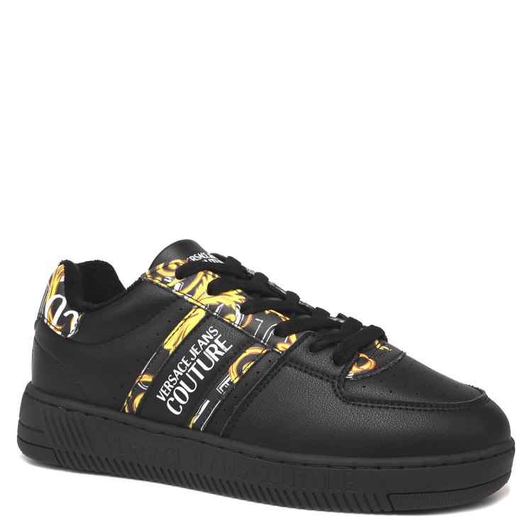 

Кеды женские Versace Jeans Couture 76VA3SJ7 черные 41 EU, Черный, 76VA3SJ7