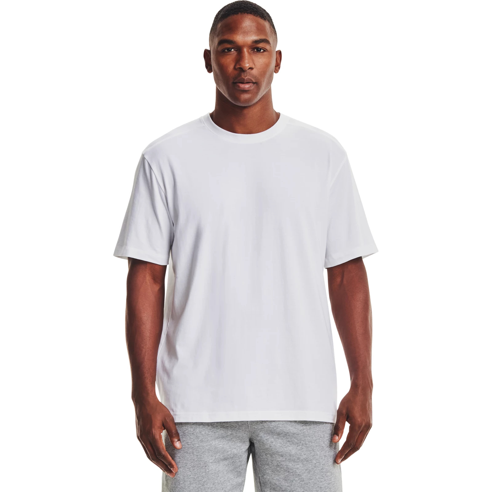 

Футболка мужская Baseline Essential Tee Under Armour белая XL, Baseline Essential Tee