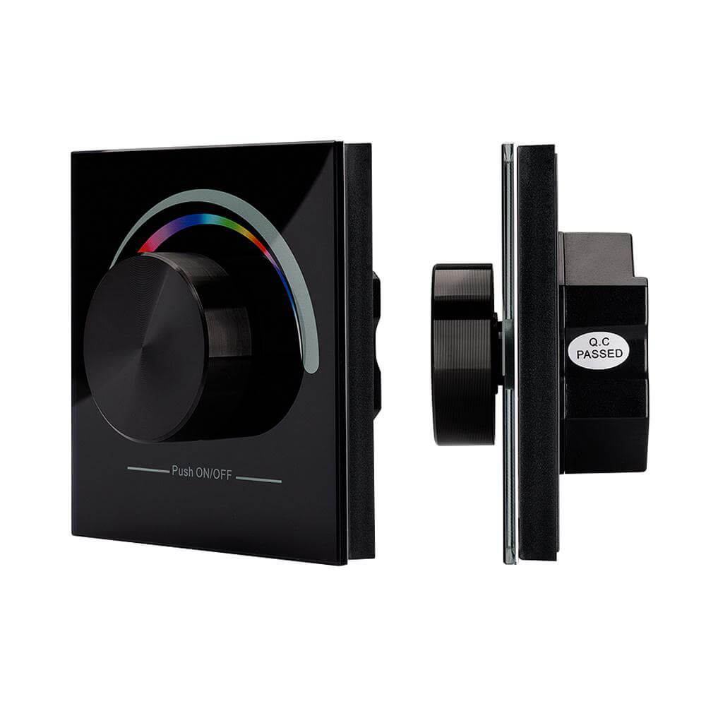 фото Панель управления arlight rotary sr-2836-rgb black 019572