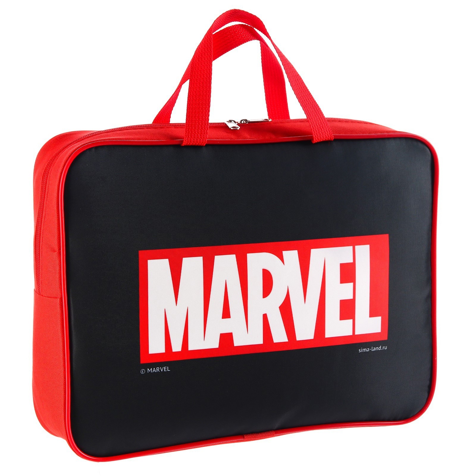 

Папка Marvel Мстители с ручками текстиль А4 70мм 350*270 2ш48, Разноцветный