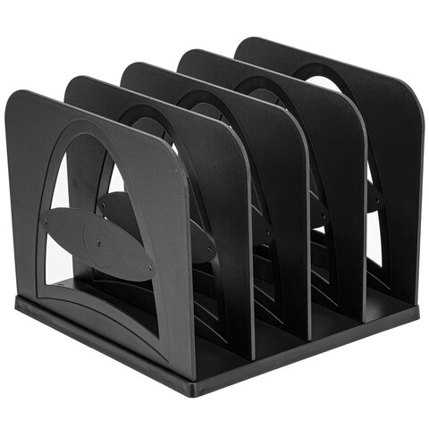 

Лоток-сортер для бумаг Brauberg STYLE, 4 отделения, черный, 238113, СО02, 2 шт