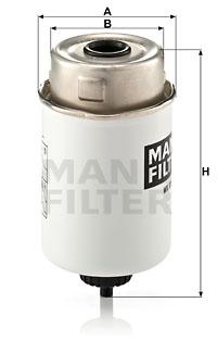 

Фильтр топливный MANN-FILTER WK8015, фильтр топливный MANN-FILTER WK8015