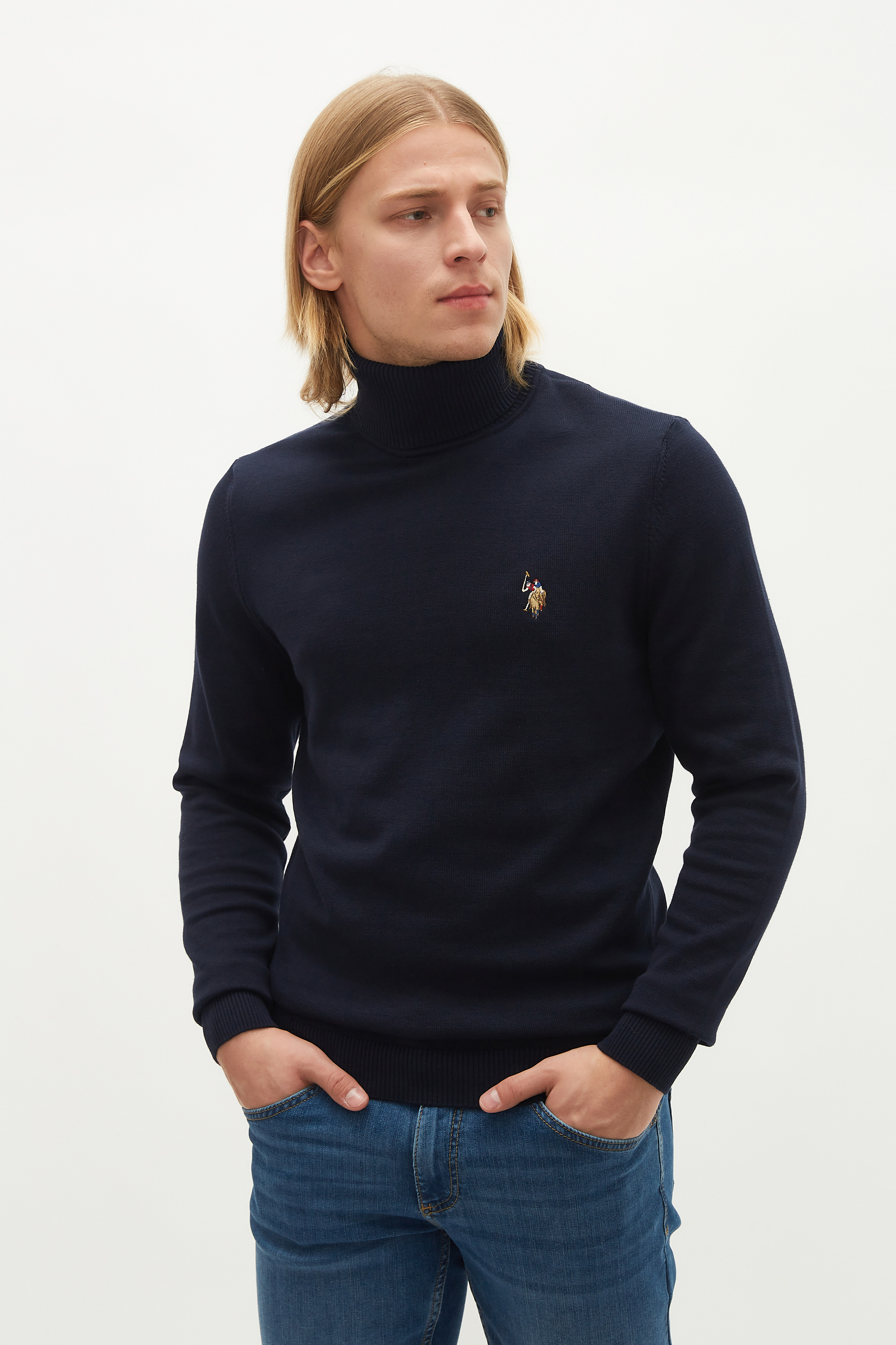 фото Водолазка мужская u.s. polo assn. g081sz0tk0r-forbes синяя 2xl