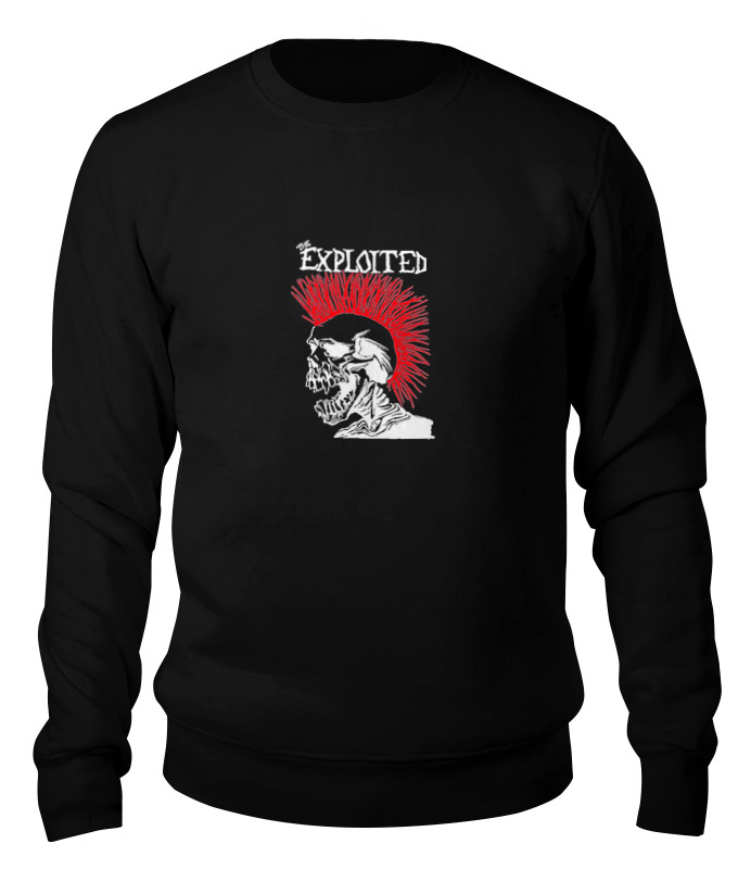 

Свитшот унисекс Printio The exploited черный M, The exploited