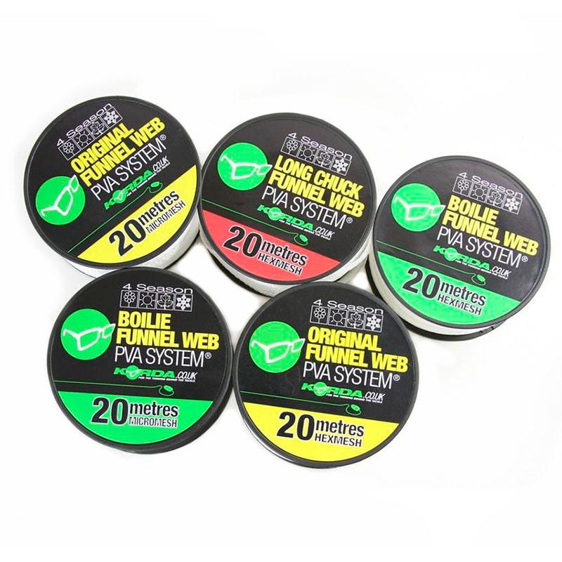 KORDA Сетка PVA запасная Boilie Funnel Web Micromesh 5м