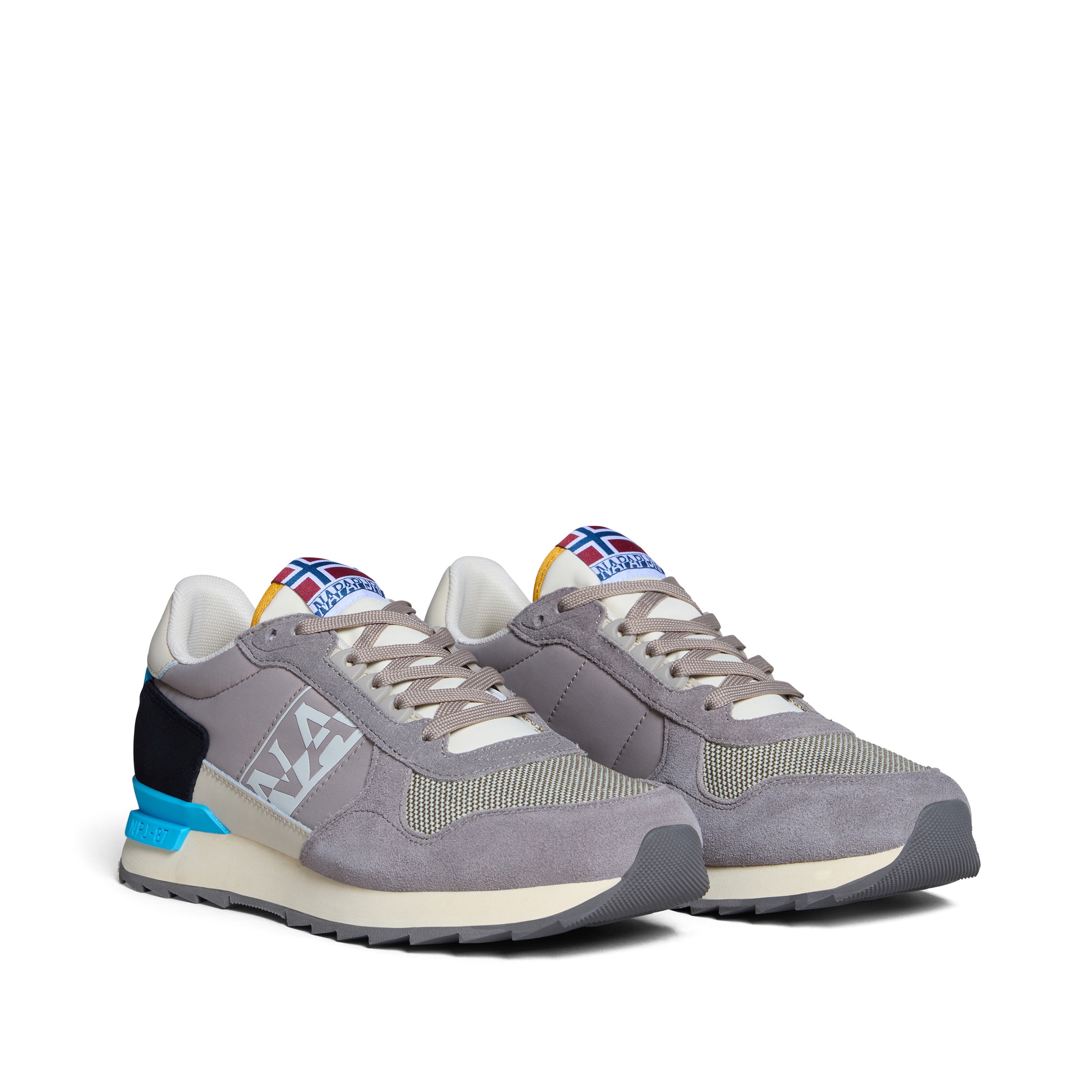 

Кроссовки мужские Napapijri Stab серые 10 US, Серый, NA4I79
