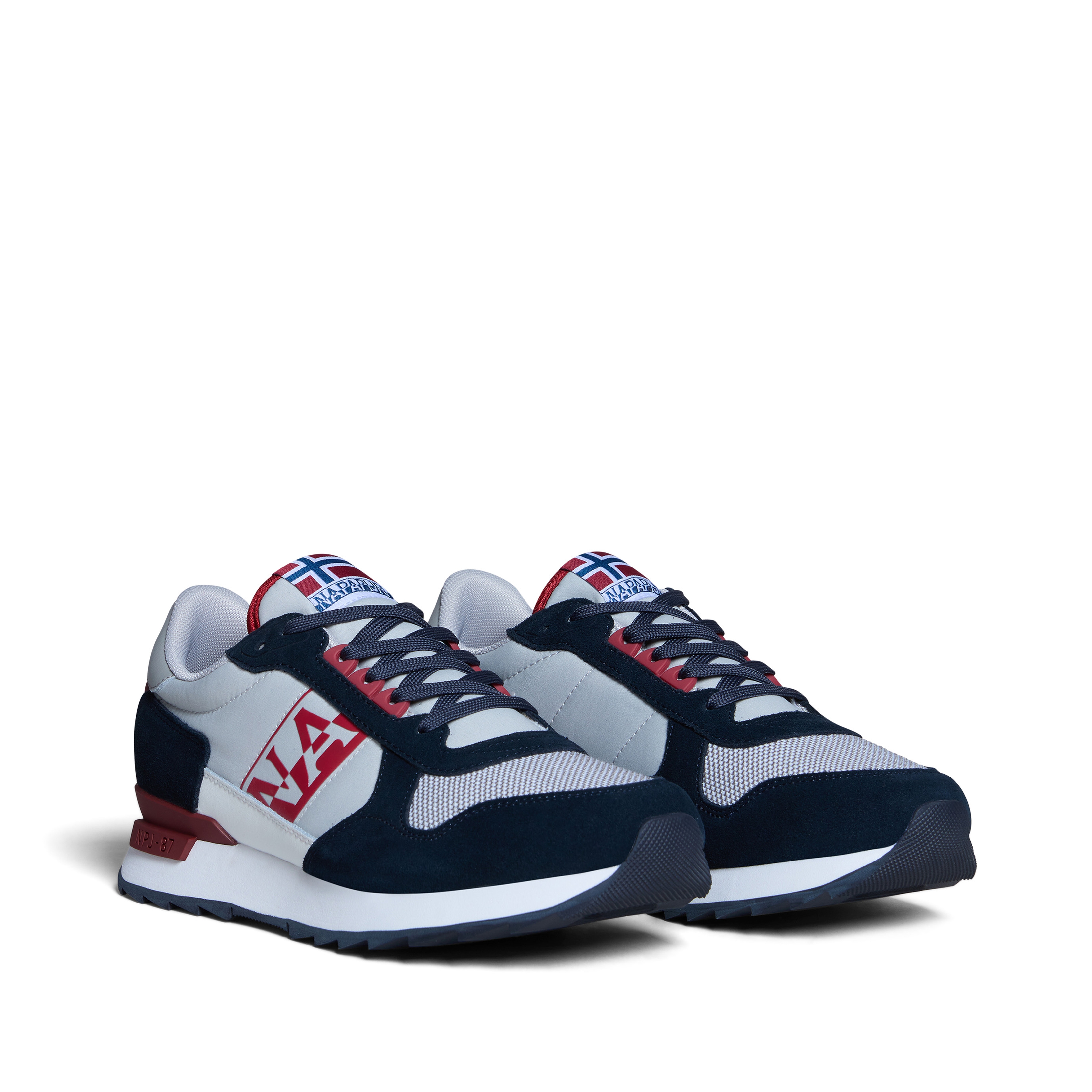 

Кроссовки мужские Napapijri Stab серые 12 US, Серый, NA4I79