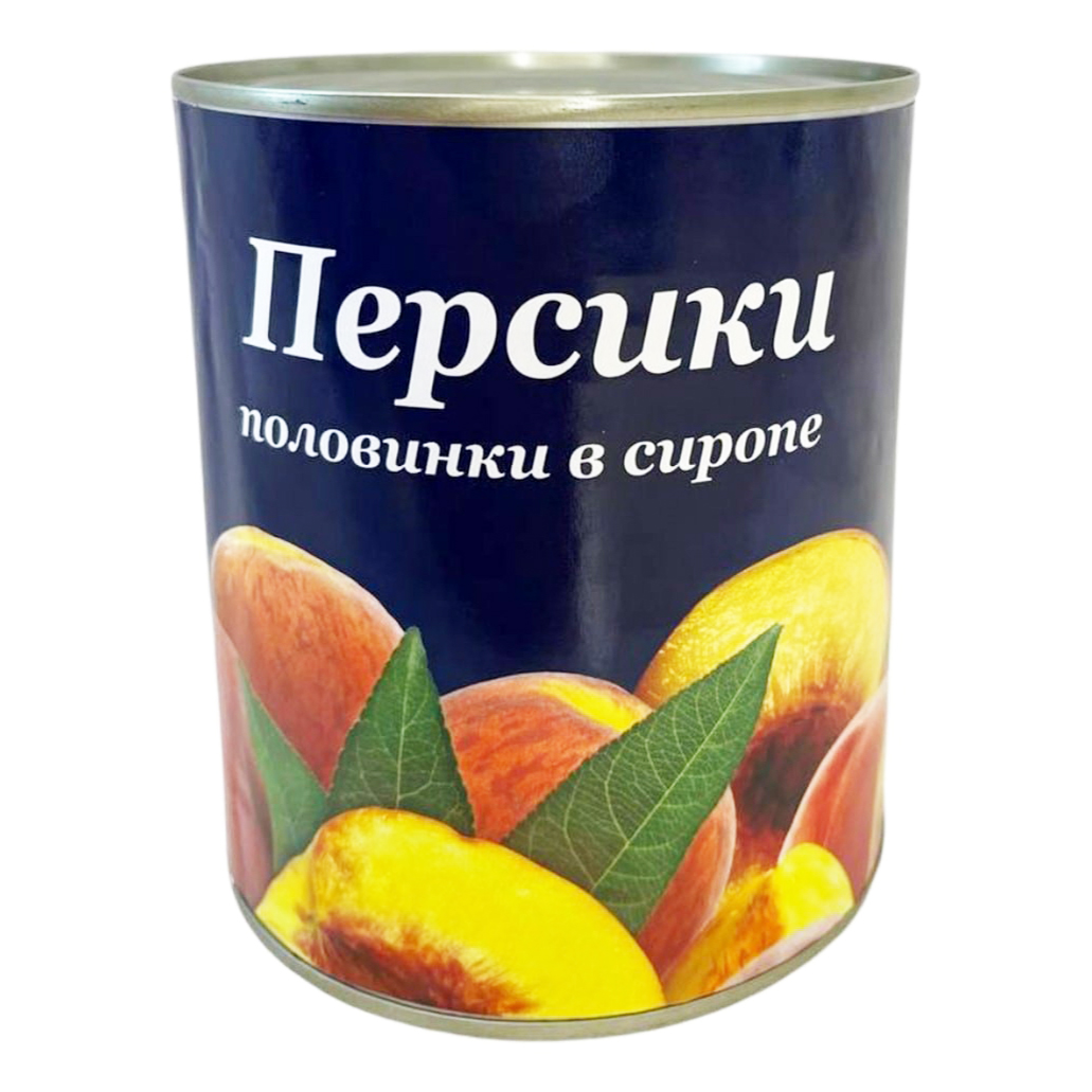 

Персики в сиропе половинки 820 г
