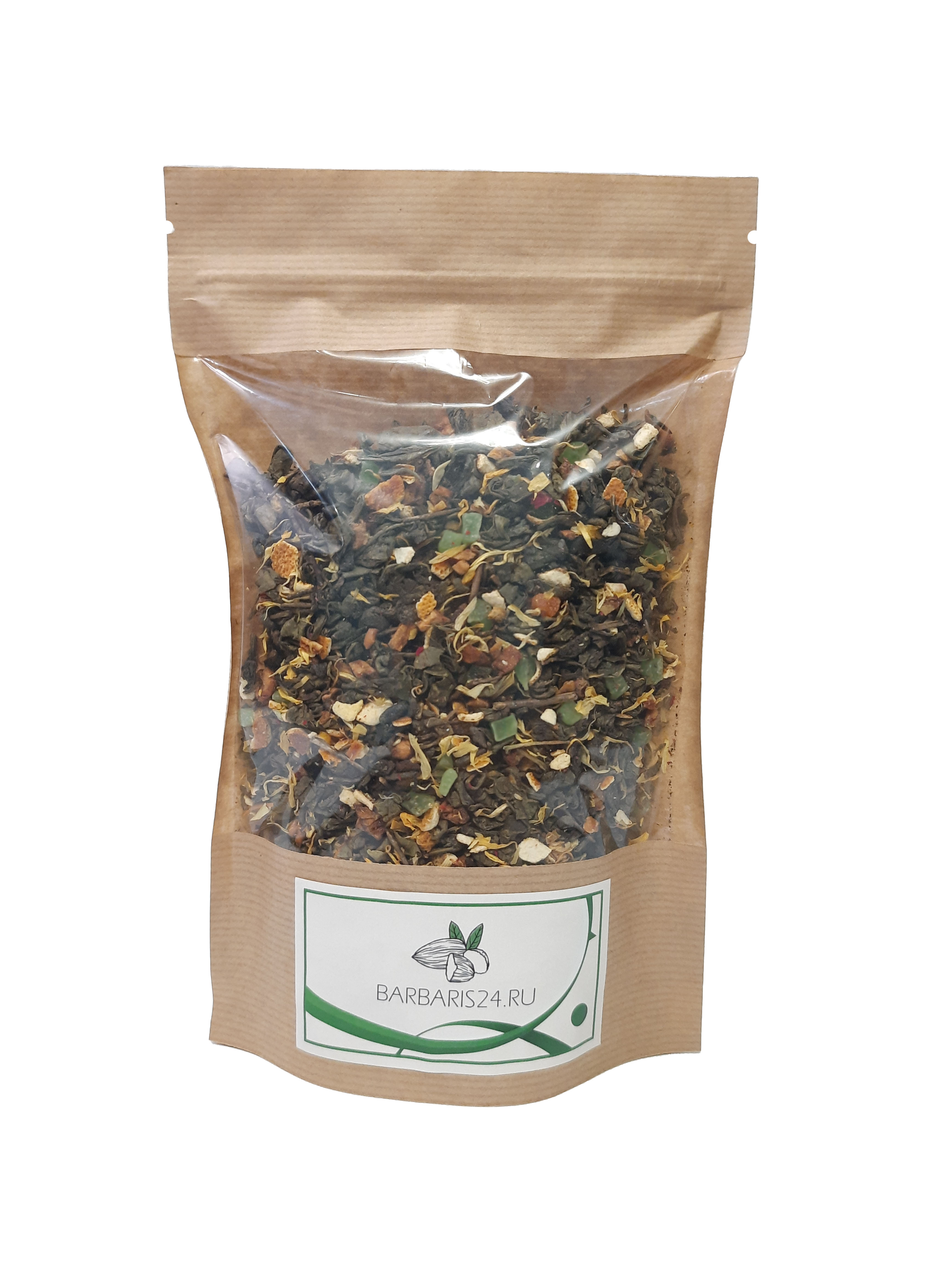 Чай зелёный листовой Сокровище шейха BARBARIS24 130г