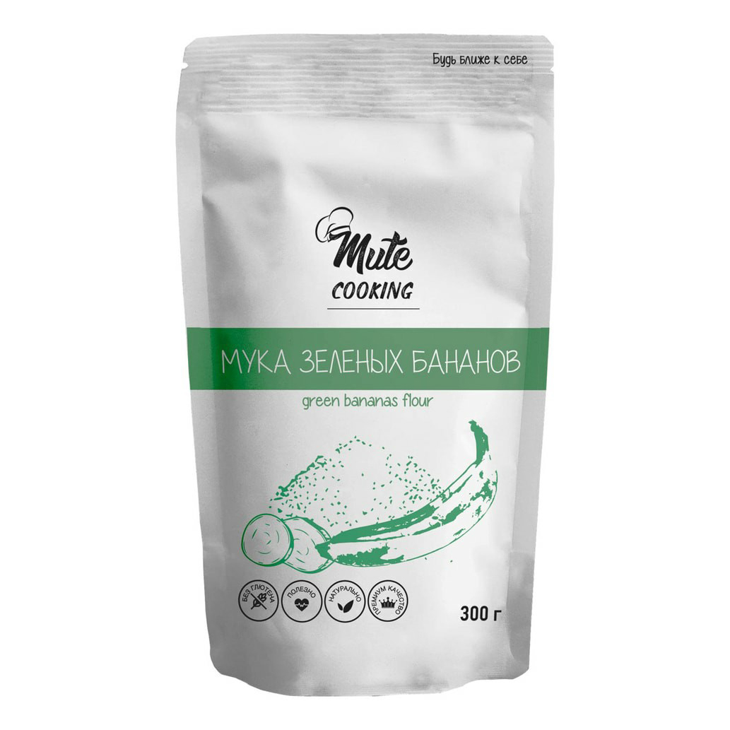 

Мука Mute Cooking Банановая 300 г