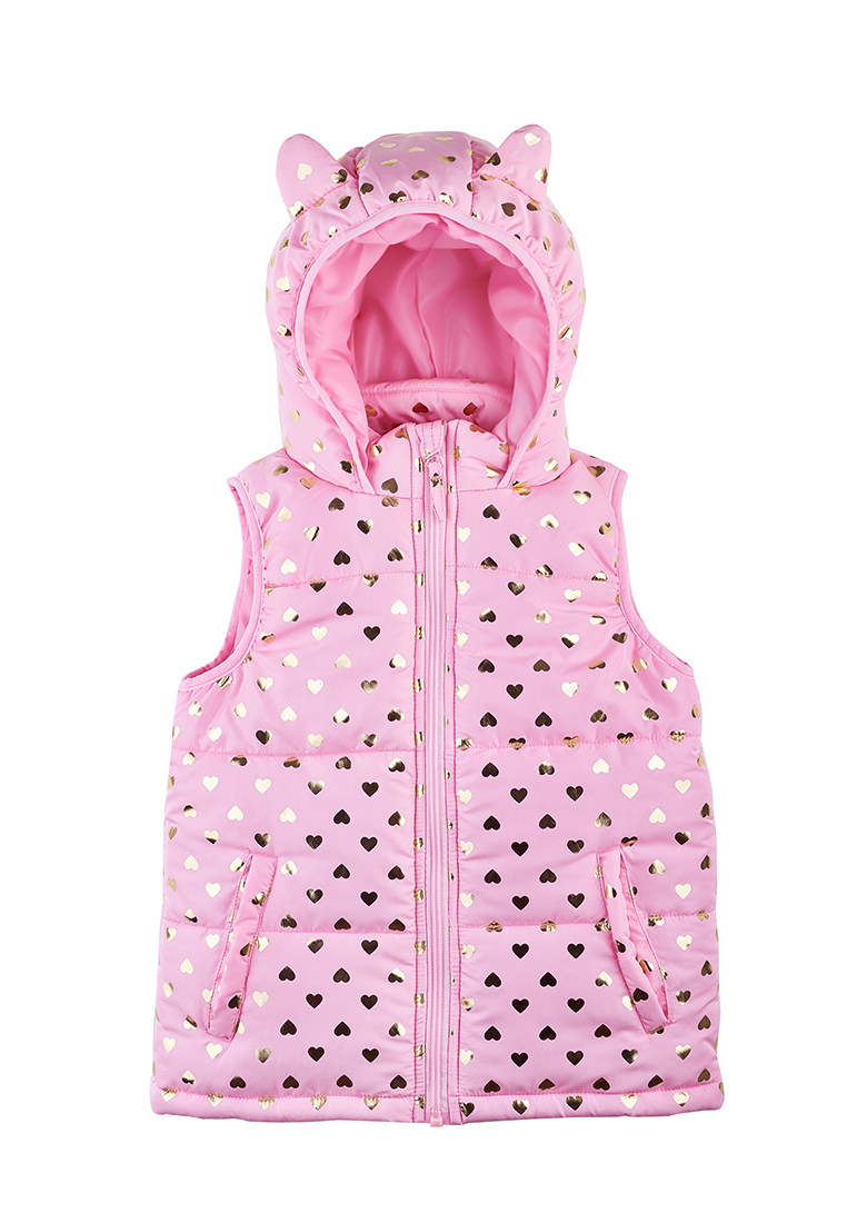 фото Жилет детский max&jessi aw20c775 розовый р.116
