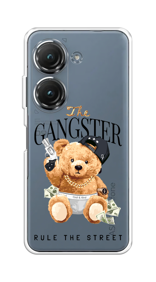 

Чехол на Asus ZenFone 9 "The Gangster", Бежевый;серый;черный, 44850-6