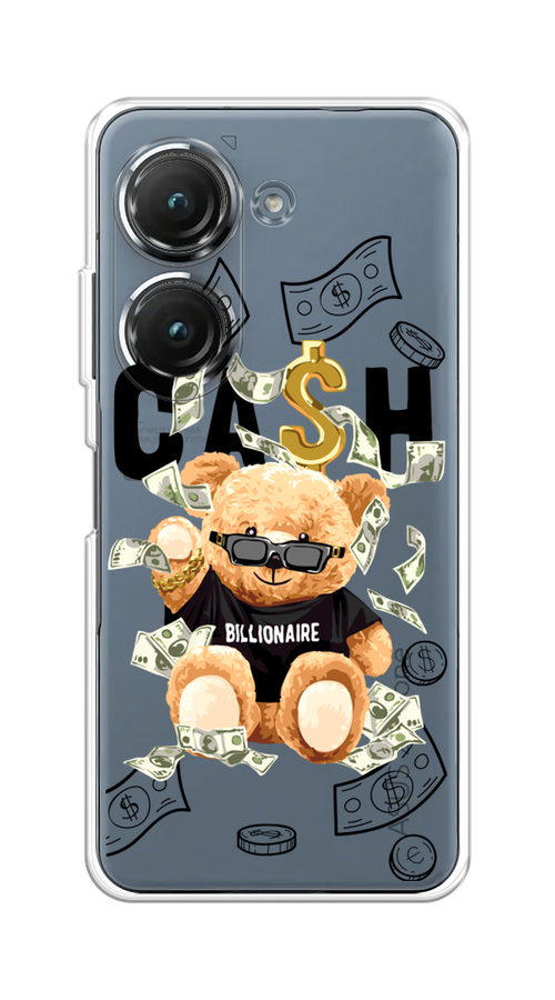 

Чехол на Asus ZenFone 9 "Big cash", Черный;серый;бежевый, 44850-6