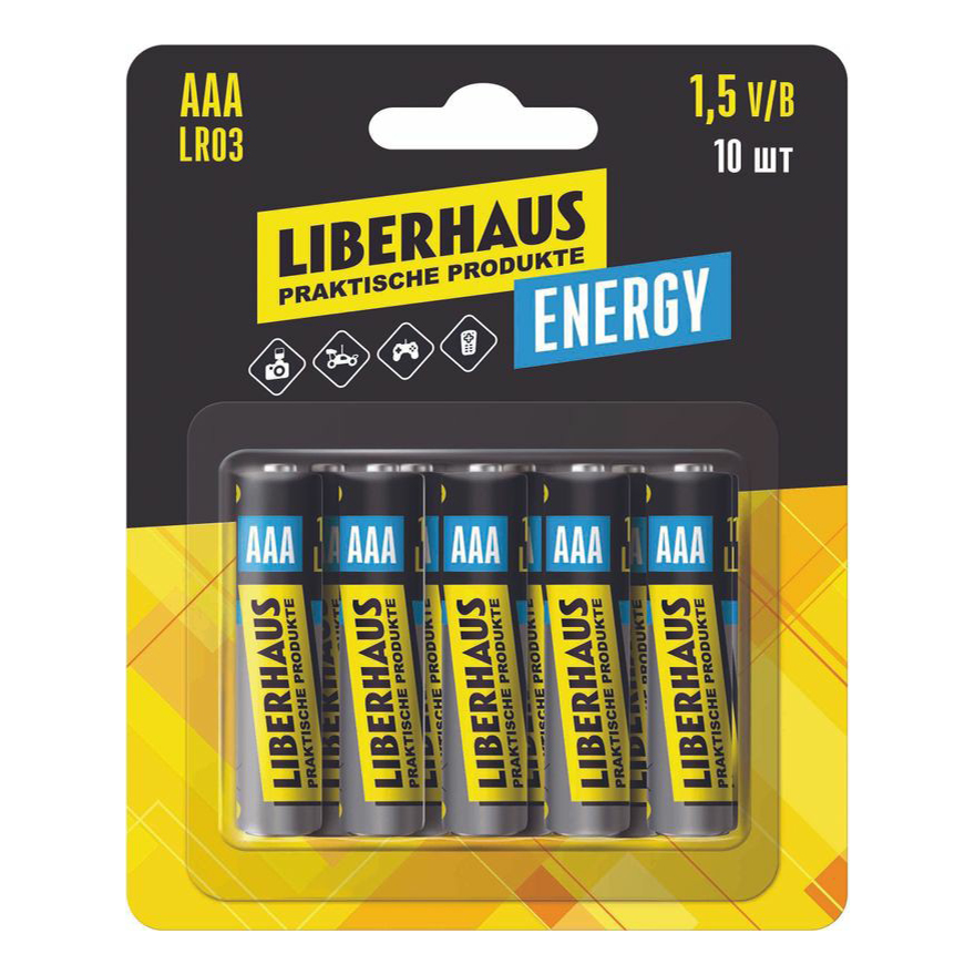 

Батарейки Liberhaus ААА 10 шт