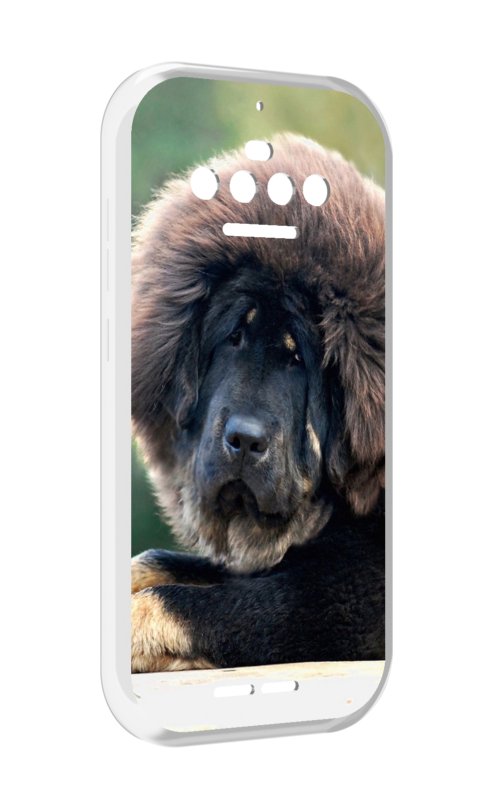 

Чехол MyPads тибетскии мастиф для Oukitel F150 R2022, Прозрачный, Tocco