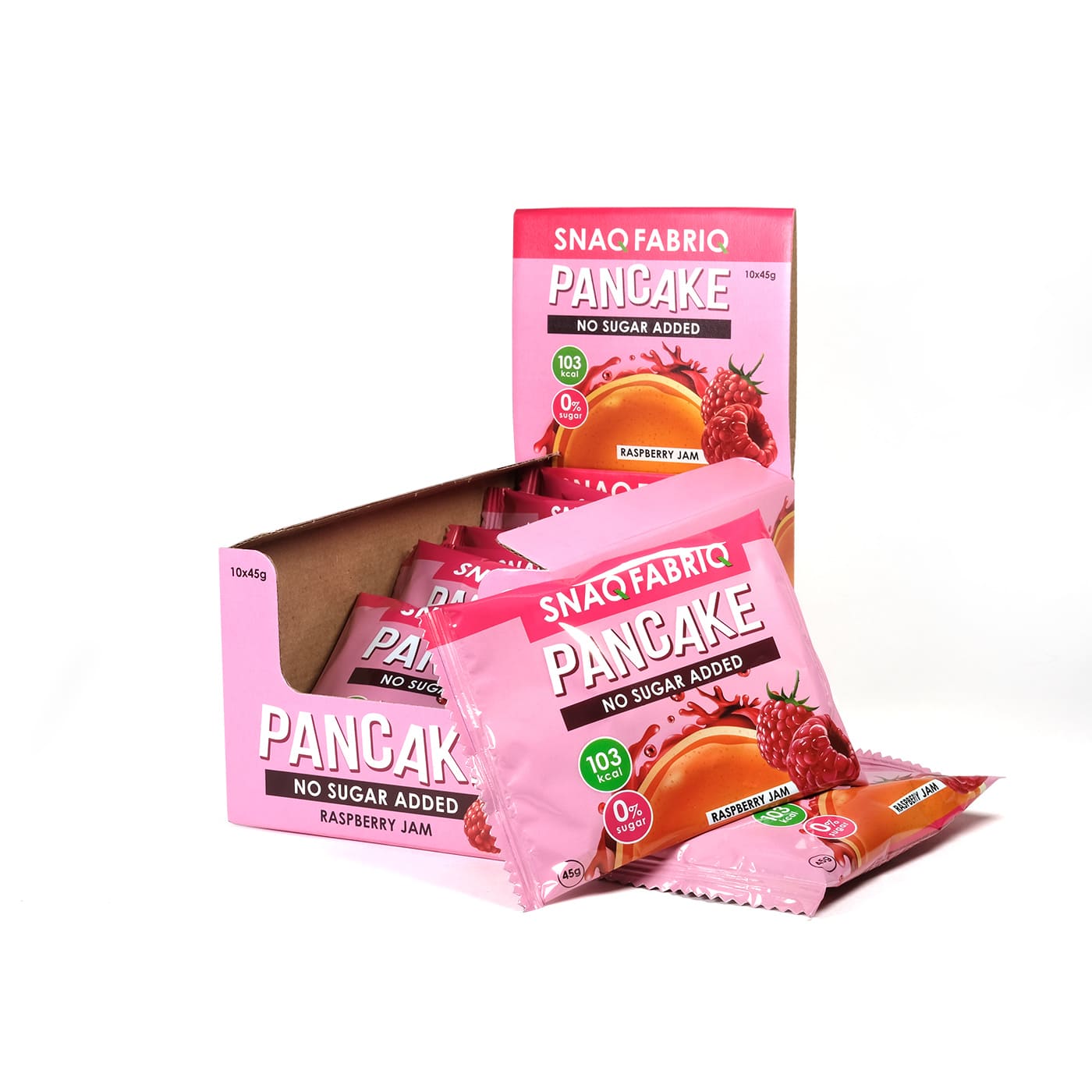 

Панкейк "SNAQ FABRIQ" с начинкой "Малиновый джем" 45 г х 10, с начинкой 45 г х 10 шт