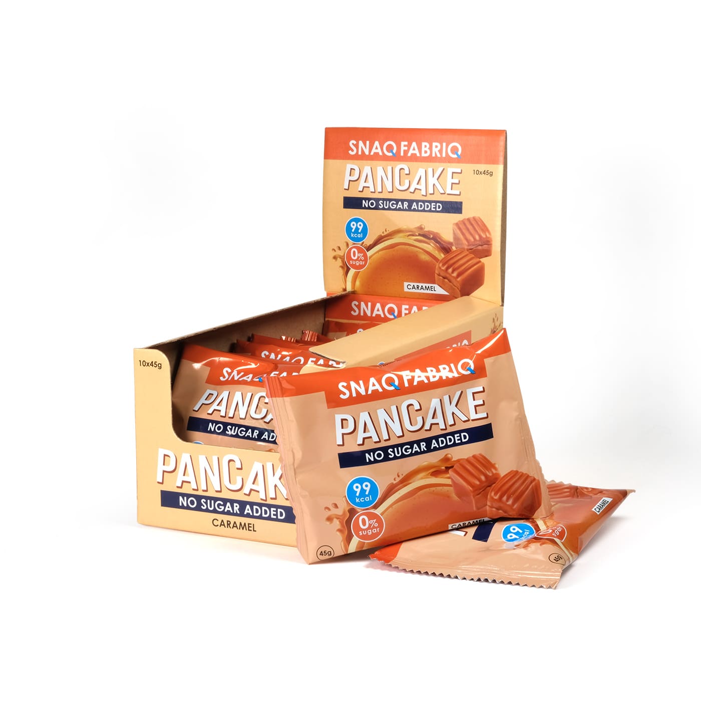 

Панкейк "SNAQ FABRIQ" с начинкой "Мягкая карамель 45 г х 10 шт, с начинкой 45 г х 10 шт