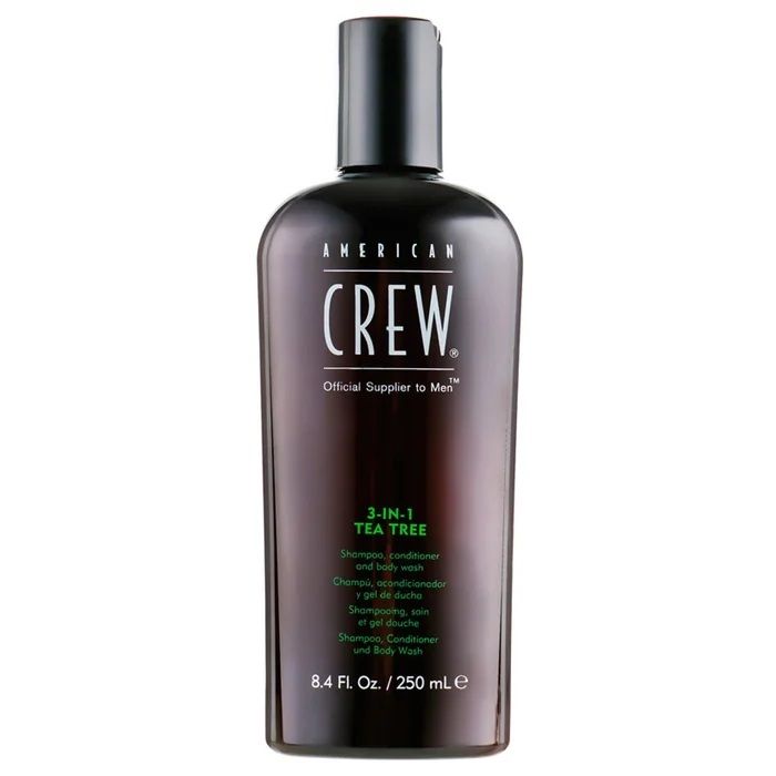 Шампунь кондиционер и гель для душа American Crew Tea Tree 3 in 1 250 мл sea of spa грязь для тела мертвого моря 600